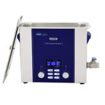 6L Ultrasonic Parts Cleaner 1.5gal Stainless Steel with Power Adjust Pulse Sweep Degas Heated for Jewelry Rings Diamond Watch Glasses Circuit Board Dentures Metal nozzles Dental Surgical Instrument