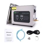 U.S. Solid Ultrasonic Cleaner, 40 KHz Stainless Steel Ultrasonic Cleaning Machine with Digital Timer and Heater for Industrial and Jewelry, 176?, FCC,CE,RoHS (6.5L)