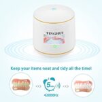 Ultrasonic Cleaner for Dentures, 42kHz Ultrasonic Cleaner Machine, Retainer Cleaner, for All Dental, Retainer, Aligner, Braces, Mouth Guards, Toothbrush Head, Jewelry etc, Family or Travel Use