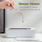 Ultrasonic Jewelry Cleaner, Ultrasonic Cleaner,Professional Glasses Cleaning Machine 47kHz Ultrasonic Cleaner for Jewelry, Diamond Ring, Earring, Watches, Eyeglasses, Braces