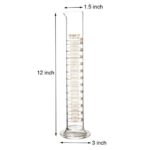 Borosilicate Glass 250ml Graduated Cylinder Measuring Cylinder