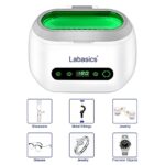 Labasics Ultrasonic Cleaner, Professional Compact Multi-Purpose Ultrasonic Cleaner with Digital Timer for Jewelry Eyeglasses Coins Watches Dentures Lab Instruments, 600 ml