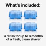 Braun Clean & Renew Refill Cartridges CCR – 22.8 fl oz (Pack of 4)
