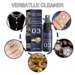 50ML/30ML Jewelry Cleaner Kit Cleaning Solution Tarnish Care Clean Stain-Free Gold Rust Remover Liquid Jewelry Remover Bright Best Cleaner,Sterling Silver Shine Gold Cleaning Tarnish kit,Jewel
