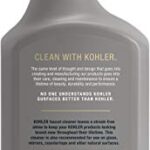 Kohler K-EC23723-NA Agent, Kitchen and Bathroom Cleaner, Cleans faucets, Glass, Mirrors, countertops and Other Surfaces, 28 FL Oz