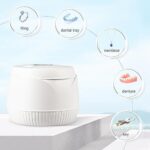 Ultrasonic Jewelry Cleaner ?Jewelry Cleaner Ultrasonic Machine,Aligner,Retainer,Dental Mouth Guard,Whitening Trays,Toothbrush Head, 45KHz Ultrasonic Jewelry Cleaner?5 Minute Automatic ?Two Clean Modes