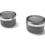 JTS Pack of 2 Mini Basket Ultrasonic Cleaner Small Parts Mesh Holder Cleaning and Holding