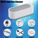 Ultrasonic Jewelry Cleaner, Mutifunction Household Portable Professional Ultrasonic Cleaner for Cleaning Jewelry,Ring,Necklaces,Eyeglass,Watches,Razors,Makeup Brush,Coins (250 ML) Rechargeable Models