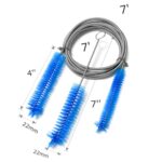 CPAP Tube Cleaning Brush-Flexible Drain Brush- for 7 Foot Hose and 22 mm Diameter – Portable, Flexible and to Easily Clean Standard Tubing Kit