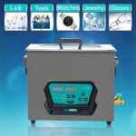 SupRUCCI Ultrasonic Cleaner, New 1.6gal Lab Ultrasonic Cleaner 6L with Heater and Timer, Professional for Cleaning Eyeglass Main Board Electronic Parts Carburetor, etc.