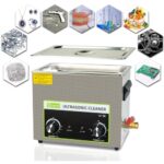 ONEZILI Ultrasonic Cleaner 6L, 180W High Power Sonic Parts Cleaner Machine with Industrail Grade Transducers with Timer and Heater for Cleaning Carburetor Guns Brass Parts Jewelry Watches Dental