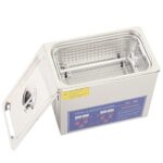 Ultrasonic Cleaner, Aluminum Stainless Steel Large Capacity Ultrasonic Cleaner 120W 40KHZ (US Plug 110V)