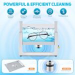 ACONEE 10.5qt Ultrasonic Cleaner with Timer&Heater, 10L Professional Ultrasonic Cleaner 40kHz, Advanced Ultrasonic Cleaner 110V for Wrench, Screwdriver, Repairing Tools, Industrial Parts