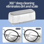 Jewelry Cleaner – Portable Household Cleaning Machine, Ring Glasses Watches Denture Clean, for Home & Office