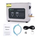U.S. Solid Ultrasonic Cleaner, 40 KHz Stainless Steel Ultrasonic Cleaning Machine with Digital Timer and Heater for Industrial and Jewelry, 176?, FCC,CE,RoHS (10L)