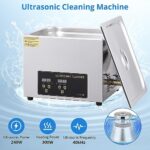 GARVEE 15L Ultrasonic Cleaner with Digital Timer Heater, Professional Ultrasonic Machine for Wrench Screwdriver Repairing Tools Industrial Parts Mental Cleaning