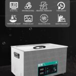 SupRUCCI Ultrasonic Cleaner 30L, Sweep Function, 600W Power Adjustable Ultrasonic Parts Cleaner for Cleaning Pistols, Metal Engine Parts, Carburetor, Gun, Oil Filter, Bike Chain, Gear, Eyewear
