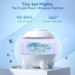 Ultrasonic Jewelry Cleaner, 45KHz Ultrasonic Cleaner Machine Professional for Jewelry, Earrings Sterling Silver, Rings, Retainers Deep Cleaning with 4 Modes, Timer, Low Noise, 304 Stainless Steel Tank