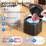 Ultrasonic Retainer Cleaner, 48kHz Retainer Cleaner Machine for Dentures, Night Mouth Guards, Jewelry, Aligner, Braces, 30W Dental Cleaning Pod with Digital Timer, 180ML, Dual Cleaning Mode