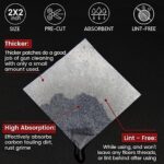 Gun Cleaning Supplies in Storage Box – Gun Cleaning Patches 300PCS and Long Cotton Swabs 200PCS, 6″ Cotton Swabs, 2″ x 2″ Lint Free Cloth Fit Most Caliber Firearms .30/.38 Cal/ 9 mm