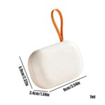 Contact Lens Cleaner, 9×5.9×3.4cm, Ultrasonic Portable Electric Glasses Cleaning Box, Travel Kit for Gym, Sports, Running, Fitness, Outdoor, Office, Hotel