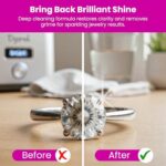 Maplefield Ultrasonic Jewelry Cleaner Solution 32oz – Concentrated Professional Jewelry Cleaning Formula for Ultrasonic Machines, Safely Removes Dirt, Grime & Tarnish from Gold, Silver & Gemstones