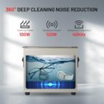 ZKH Professional Jewelry Cleaning Machine 3.2L, High Frequency Sonic Cleaner with Digital Timer&Heater, Ultrasonic Machine for Jewelry, Eyeglasses, Watch Straps, Ring, Dentures, Industrial Parts