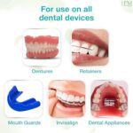 Cleaning Crystals Ultrasonic Aligners Mouthguard | Nightguard Braces Retainers Dentures | Natural Mint Flavor | Dual-action | For Odor Stains & Freshens | Daily Appliance Cleaner – 60 Cleanings